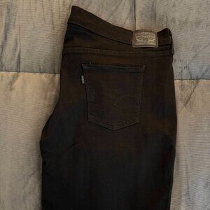 Levi's 711 Skinny Jeans, Size 26W, Inseam: M=28'', Black